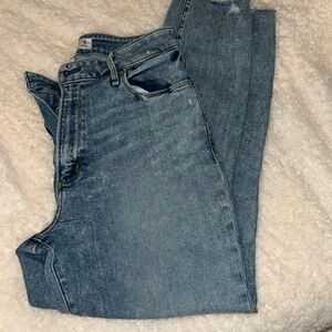 Abercrombie & Fitch High Rise Super Skinny Ankle Jean